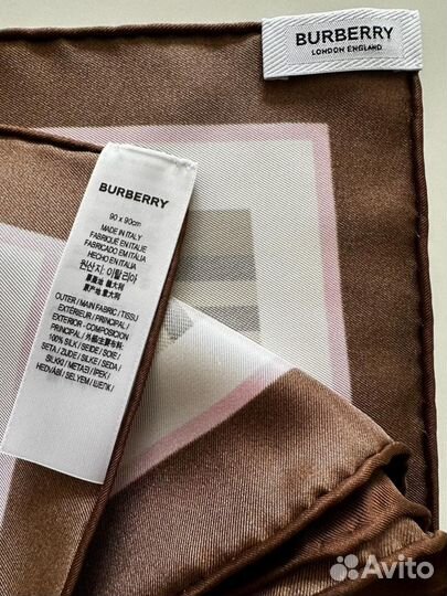 Платок женский шелк Burberry оригинал