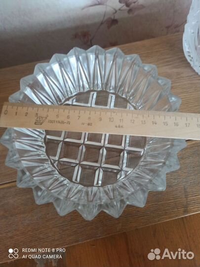 Салатница хрусталь конфетница, ваза СССР
