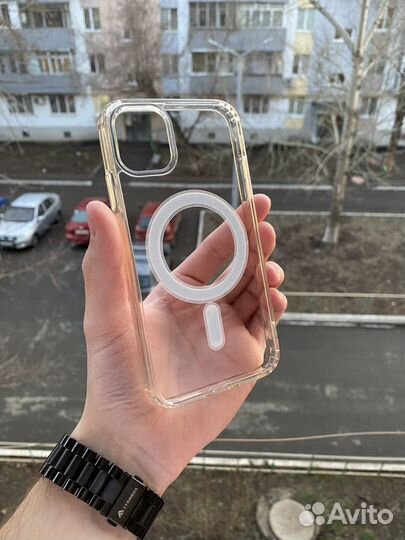 Чехол MagSafe прозрачный для iPhone