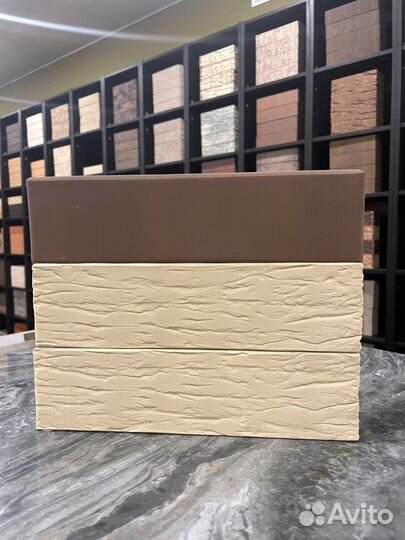 Кирпич облицовочный пшеничное лето гладкий Керма