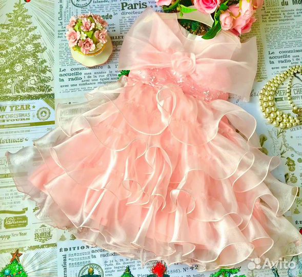 Платье для девочки 104 110 116