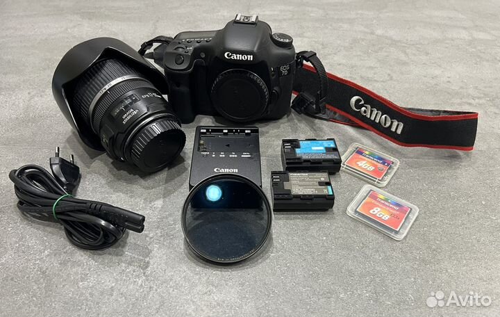 Фотоаппарат Canon 7d + объектив EF-S 17-55mm