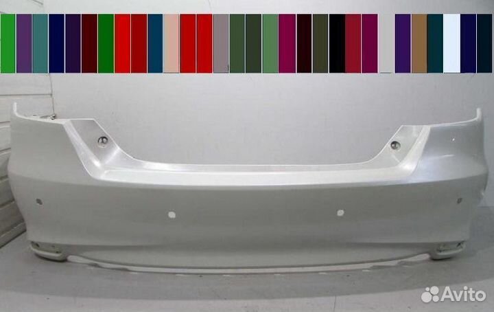 Бампер задний Toyota Camry 2011-2014 в цвет