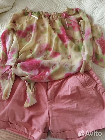 Костюм блузка и шорты