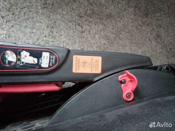 Детское автокресло 9 до 36 кг isofix бу