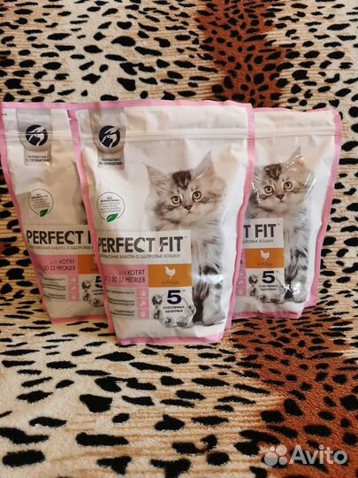 Корм для кошек сухой влажный perfect fit pro plan