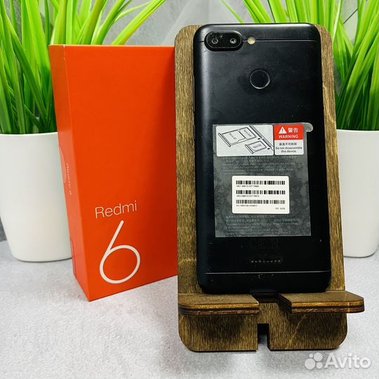 Xiaomi Redmi 6, 3/32 ГБ