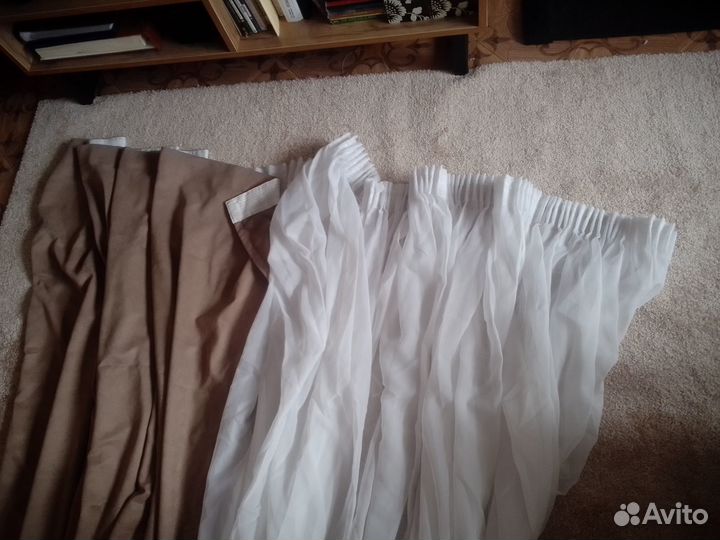 Штора + тюль