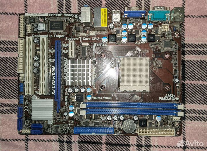 Материнская плата asrock 960GM-GS3 FX