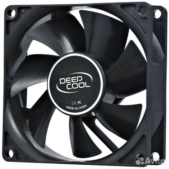 Вентилятор deepcool xfan 80, 80 x 80 мм, Molex