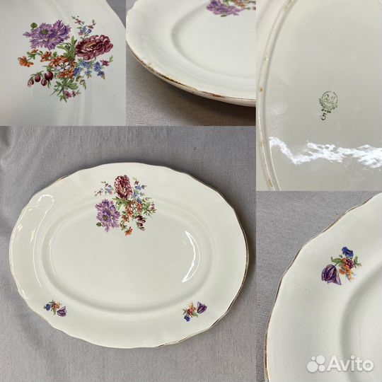 Овальное сервировочное блюдо СССР
