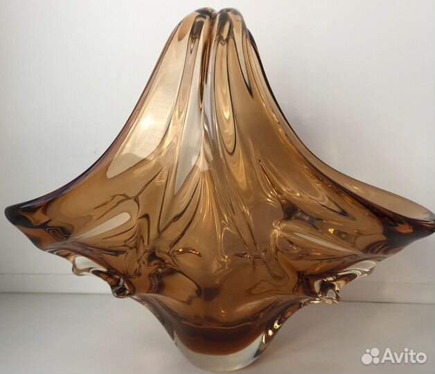 Ваза конфетница Jan Beranek Чехословакия 1960-е