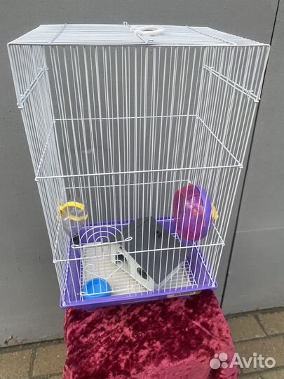 Клетка-домик для хомячка.Двухэтажная