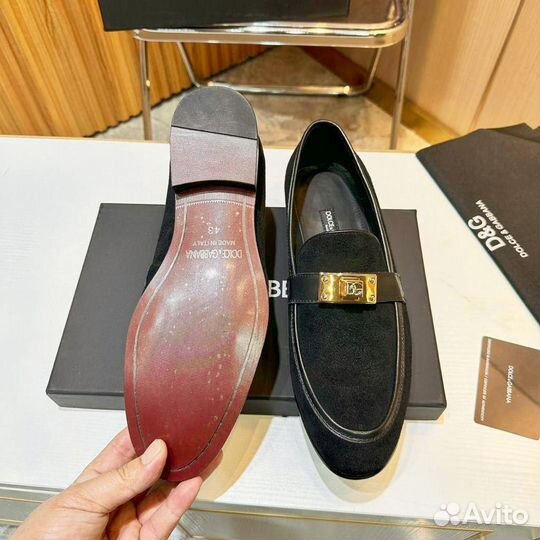 Мужские замшевые туфли Dolce Gabbana