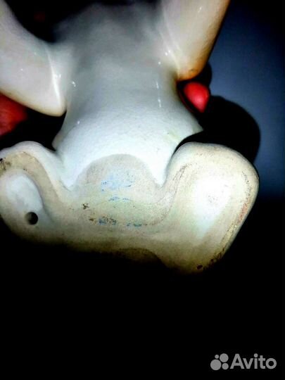 Фарфоровая статуэтка лфз тигренок