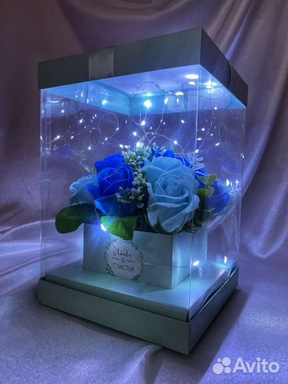 Светящийся букет. Ночник. Подарк на любой случай