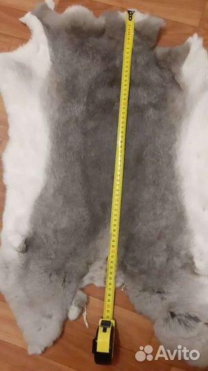 Шкура кролика фабричная выделка