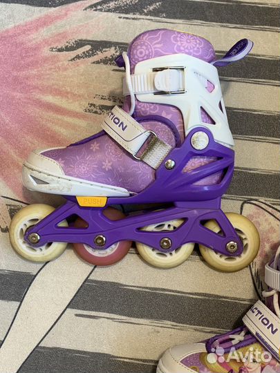 Ролики детские раздвижные reaction 26-31