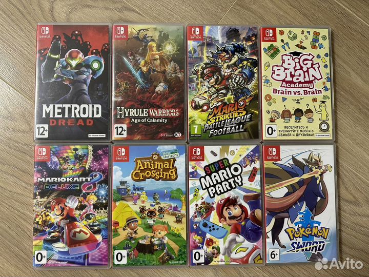 Nintendo Switch игры картриджи