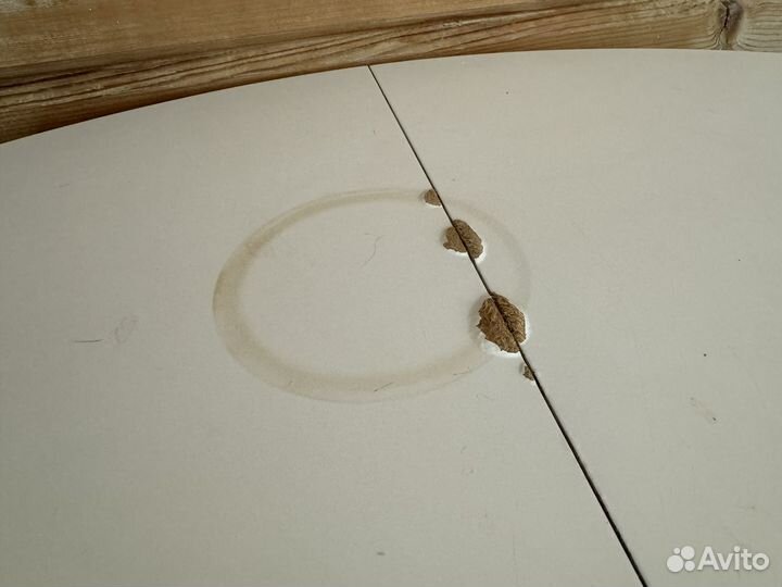 Стол белый обеденный круглый Икеа IKEA