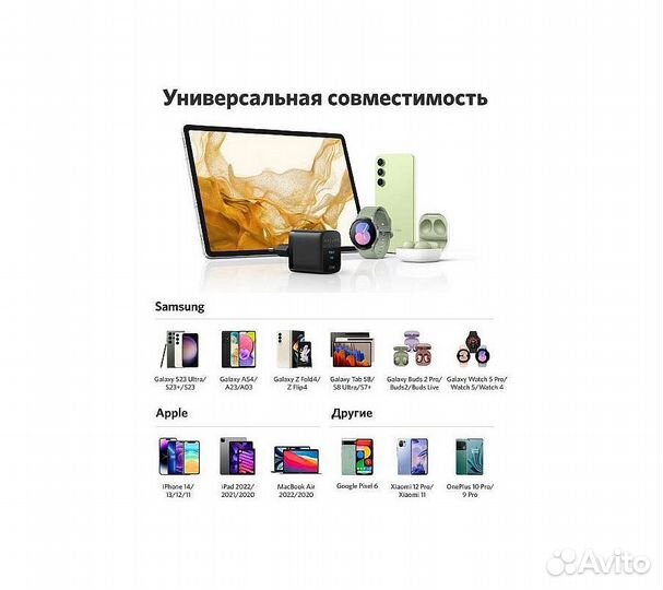 Сзу адаптер anker 312 USB-C 25W (A2642), черный