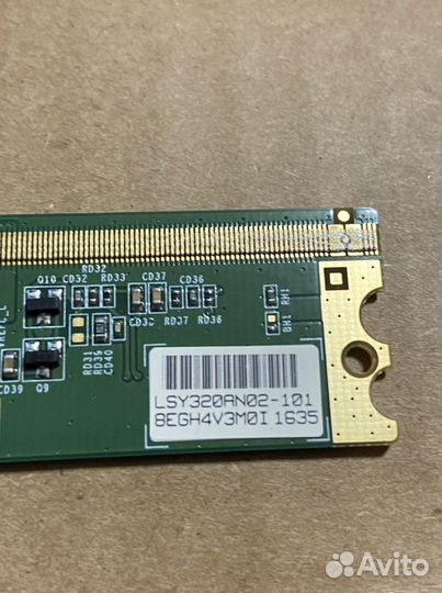 Sony KDL-32RD303 планка Матрицы