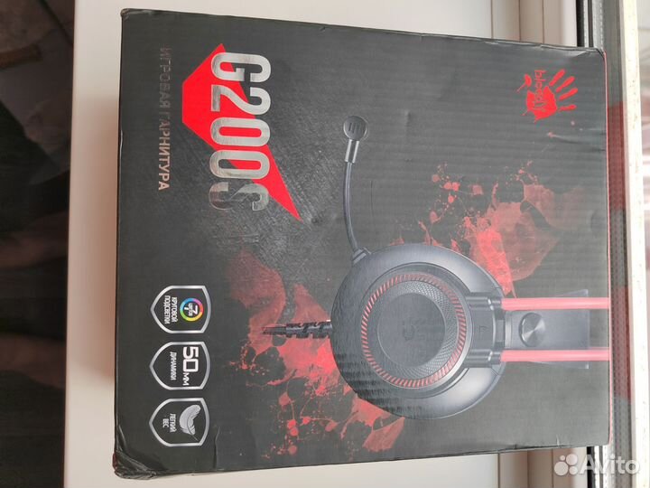 Игровая гарнитура A4Tech Bloody G200S