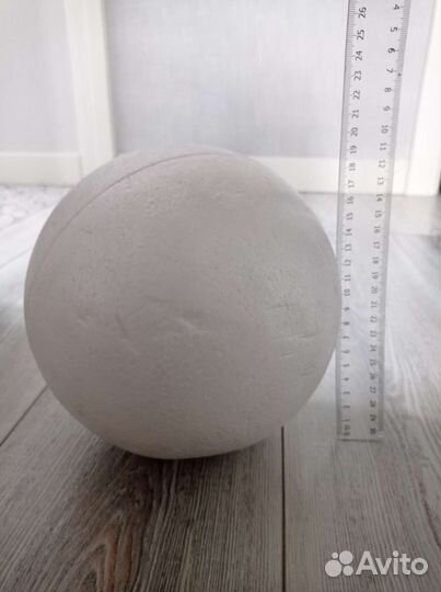 Шар, заготовка для декорирования из пенопласта