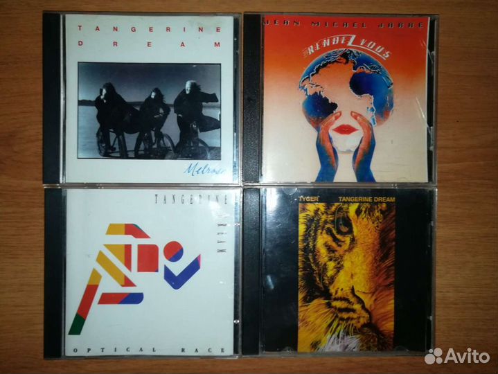 CD диски M.Oldfield, Tangerine Dream, J.M.Jarre