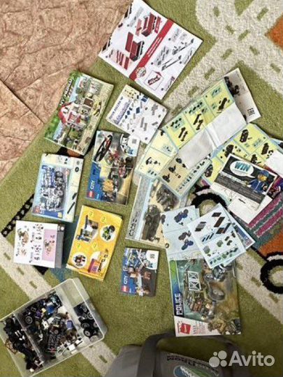 Lego оригинал и аналоги, несколько наборов 3.5 кг