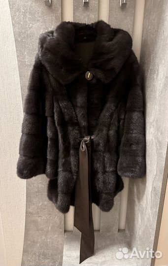 Шуба норковая с капюшоном 42 44 46