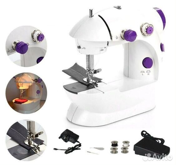 Швейная Мини Машинка Mini Sewing Machine