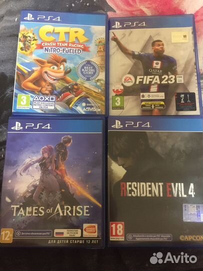 Диски игры для ps4