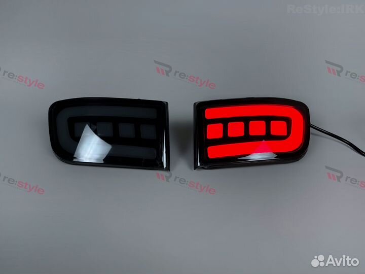 Катафоты Toyota Land Cruiser Prado 120 LED Тюнинг