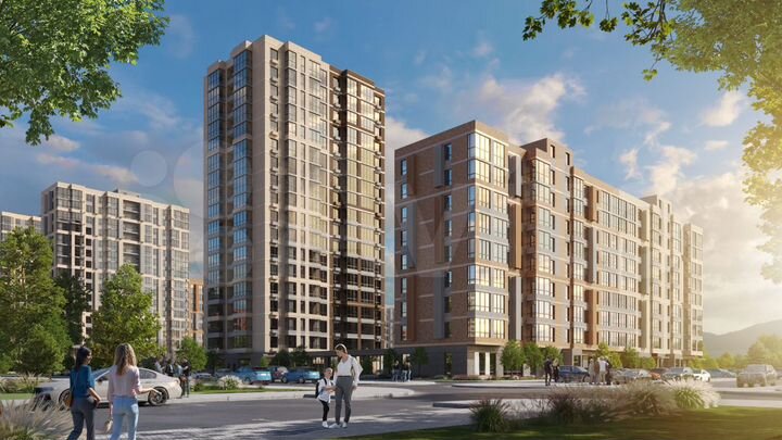 3-к. квартира, 72,1 м², 5/18 эт.