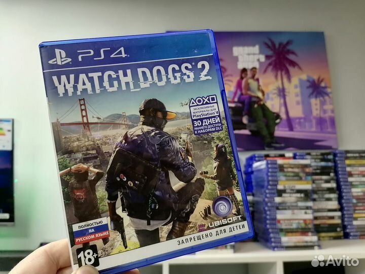 Watch dogs 2 PS4, PS5 (б/у)