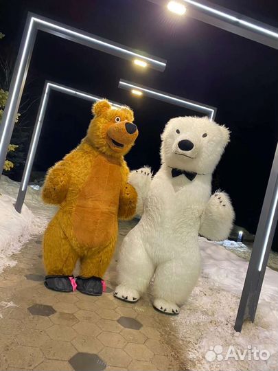 Ростовая кукла Миша и Маша