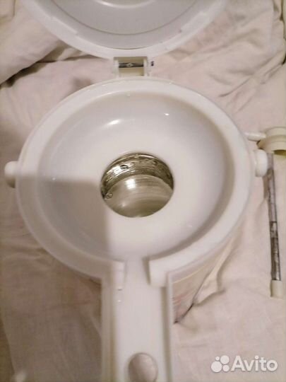 Термос, стеклянная колба, с насосом 1,5л