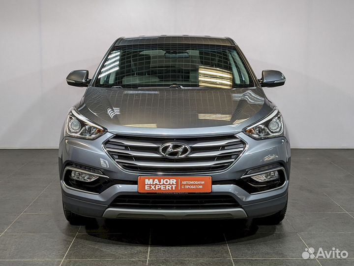 Hyundai Santa Fe 2.2 AT, 2017, 154 500 км