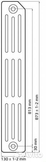 Радиатор Lille 813/130 1 секция RS-LI 813/130