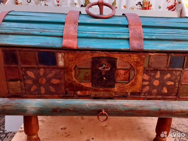 Антикварная Мебель. Сундук Ларь Расписной царского
