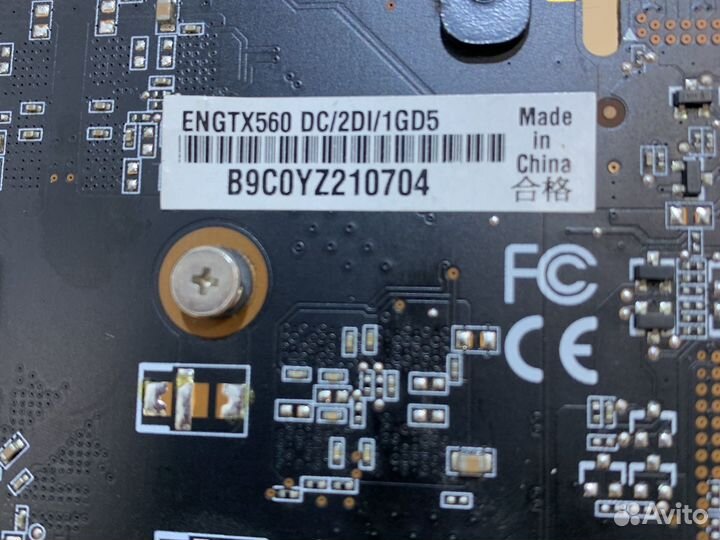 Видеокарта asus nvidia GeForce GTX 560 1гб gddr5