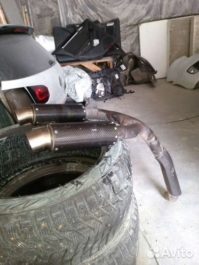 Выхлопная система, прямоток Honda VFR 800 vtec