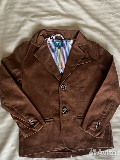 Пиджак для мальчика 128 trenders новый zara