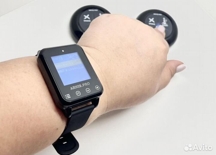 Кнопка вызова официанта Премиум и часы Элит