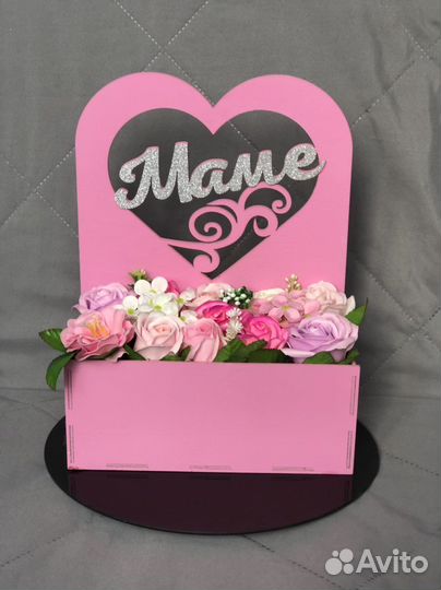 Цветы мыльные розы. Букет маме