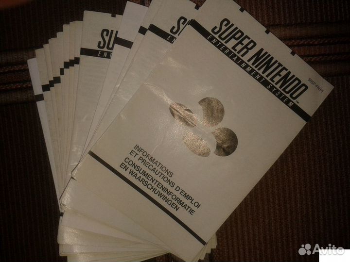 Precautions booklets snes Super Nintendo + пакеты
