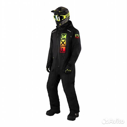 Комбинезон FXR Recruit без утеплителя Black/Sherbe