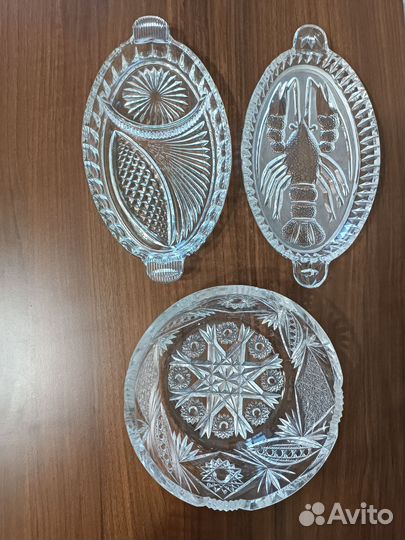 Ваза хрустальная