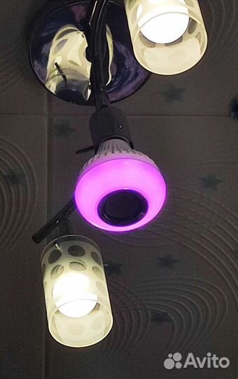 Лампочка-динамик, колонка беспроводная